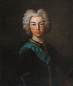 Luedden, Johann Paul - Portrait of the Tsar Peter II of Russia (1715-1730)