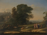 Lorrain, Claude - Landscape with Cephalus and Procris reunited by Diana