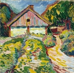 Pechstein, Hermann Max - House on the Kuhrische Nehrung