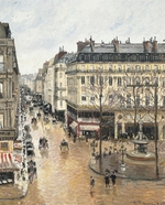 Pissarro, Camille - Rue Saint-Honoré in the Afternoon. Effect of Rain