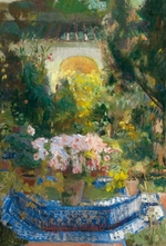 Sorolla y Bastida, Joaquín - The Courtyard of the Sorolla House