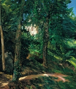 Trübner, Heinrich Wilhelm - Castle Grounds in Lichtenberg in Odenwald