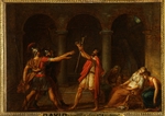 David, Jacques Louis - The Oath of the Horatii (Study)
