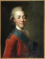 Levitsky, Dmitri Grigorievich - Portrait of Grand Duke Pavel Petrovich (1754-1801)