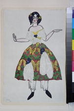 Bakst, Léon - Costume design for the ballet The Magic Toy Shop by G. Rossini