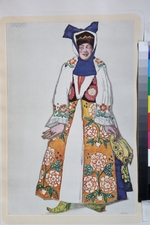 Bakst, Léon - Costume design for the opera Sadko by N. Rimsky-Korsakov