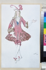 Bakst, Léon - Page de la princesse. Costume design for the ballet Sleeping Beauty by P. Tchaikovsky