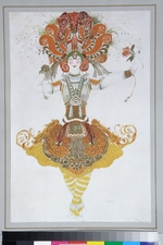 Bakst, LÃ©on - Costume design for Tamara Karsavina in the ballet The Firebird (L'oiseau de feu) by I. Stravinsky