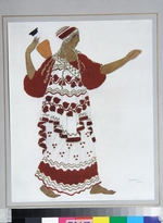 Bakst, Léon - Nymph. Costume design for the ballet The Afternoon of a Faun by C. Debussy