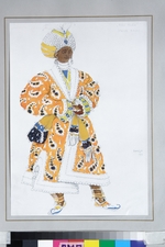 Bakst, Léon - Costume design for Vaslav Nijinsky in the Ballet Blue God by R. Hahn