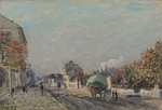 Sisley, Alfred - Une rue à Marly