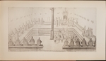 Meierberg (Meyerberg), Augustin, von - A scene at the royal court of Tsar Alexis Mikhailovich (Illustration from the Meierberg's Album)