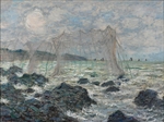 Monet, Claude - Fishing nets at Pourville