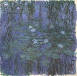 Monet, Claude - Blue Water Lilies