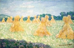 Monet, Claude - The Young Ladies of Giverny, Sun Effect