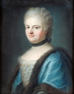 Frey, Franz Bernhard - Portrait of Marie Leszczynska, Queen of France (1703-1768)