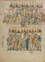 Court workshop of Duke Ludwig I of Liegnitz - Family of Berthold IV of Merania. The Marriage of Hedwig and Heinrich