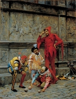 Zamacois y Zabala, Eduardo - Jesters playing Cochonnet