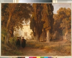 Achenbach, Oswald - The Monastery Garden