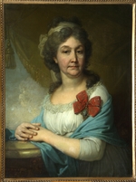 Borovikovsky, Vladimir Lukich - Portrait of baroness Varvara Vasilyeva