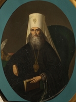 Sprevitch, Nikolai Danilovich - Portrait of the Metropolitan Filaret of Moscow (1782-1867)