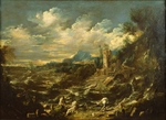 Magnasco, Alessandro - Landscape with Stormy Sea