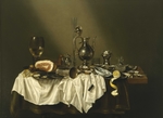Heda, Willem Claesz - Banquet Piece with Ham
