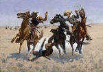 Remington, Frederic Sackrider - Aiding a Comrade