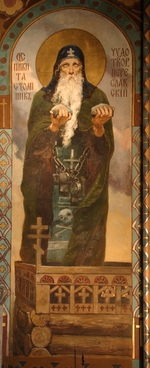 Vasnetsov, Viktor Mikhaylovich - Venerable Nikita Stylites of Pereyaslavl