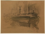 Repin, Ilya Yefimovich - Portrait of the Composer Aleksey Fedorovich Kal