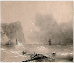 Aivazovsky, Ivan Konstantinovich - The disaster of the British fleet off the coast of Balaclava on November 14th, 1854