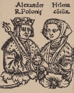 Anonymous - Helena Ivanovna of Moscow with Alexander Jagiellon