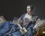 Boucher, FranÃ§ois - Portrait of the Marquise de Pompadour (1721-1764)