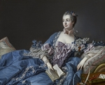 Boucher, François - Portrait of the Marquise de Pompadour (1721-1764)