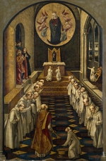 Berruguete, Pedro - The Apparition of the Virgin to a Dominican Community