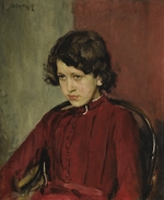 Serov, Valentin Alexandrovich - Portrait of Praskovia Anatolievna Mamontova