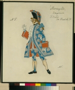 Golovin, Alexander Yakovlevich - Costume design for the play The Masquerade by M. Lermontov