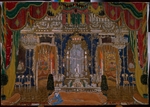 Golovin, Alexander Yakovlevich - Stage design for the theatre play The Masquerade by M. Lermontov
