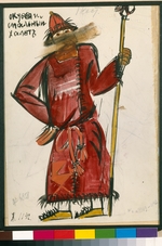 Tatlin, Vladimir Evgraphovich - Costume design for the theatre play Tsar Maximilian by Aleksey Remizov