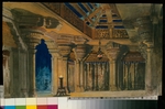 Allegri, Orest Karlovich - Stage design for the ballet La Bayadère by L. Minkus