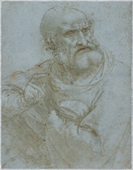 Leonardo da Vinci - Half-Length Figure of an Apostle
