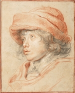 Rubens, Pieter Paul - Rubens's Son Nicolaas Wearing a Red Felt Cap