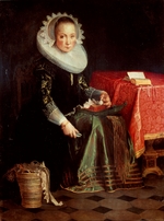 Wtewael, Joachim - Portrait of Eva Wtewael (1607-1635)