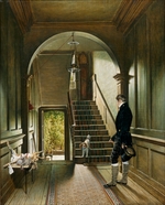 Wonder, Pieter Christoffel - The Staircase of the London Residence of the Painter