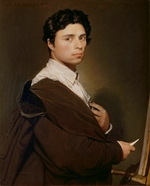 Ingres, Jean Auguste Dominique - Self-portrait