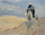 Slevogt, Max - Sandstorm in the Libyan Desert