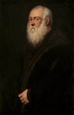 Tintoretto, Jacopo - Man with a White Beard