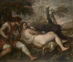 Titian - Nymph and Shepherd