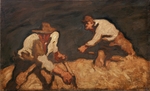 Egger-Lienz, Albin - Reapers in a Gathering Storm