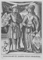 Galle, Philipp (Philips) - Wenceslaus I, Duke of Luxembourg and Joanna, Duchess of Brabant